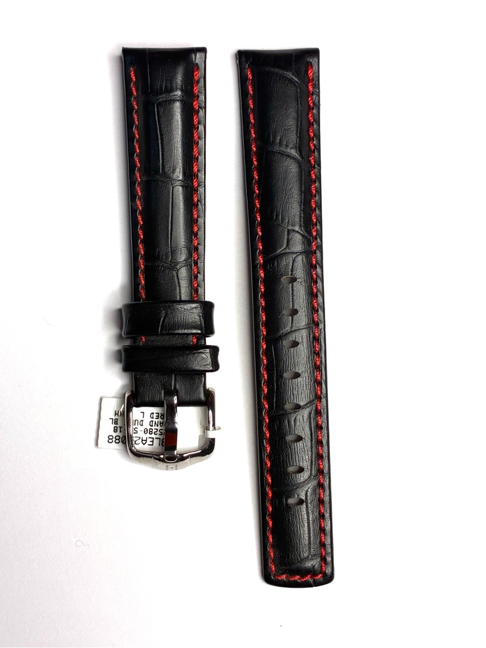 Hirsch Grand Duke 18mm Sport Watch Strap - Alligator Embossed Leather
